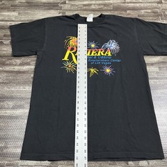 Vintage Riviera Hotel & Casino Single Stitch Graphic Tshirt XL Black VTG 90s
