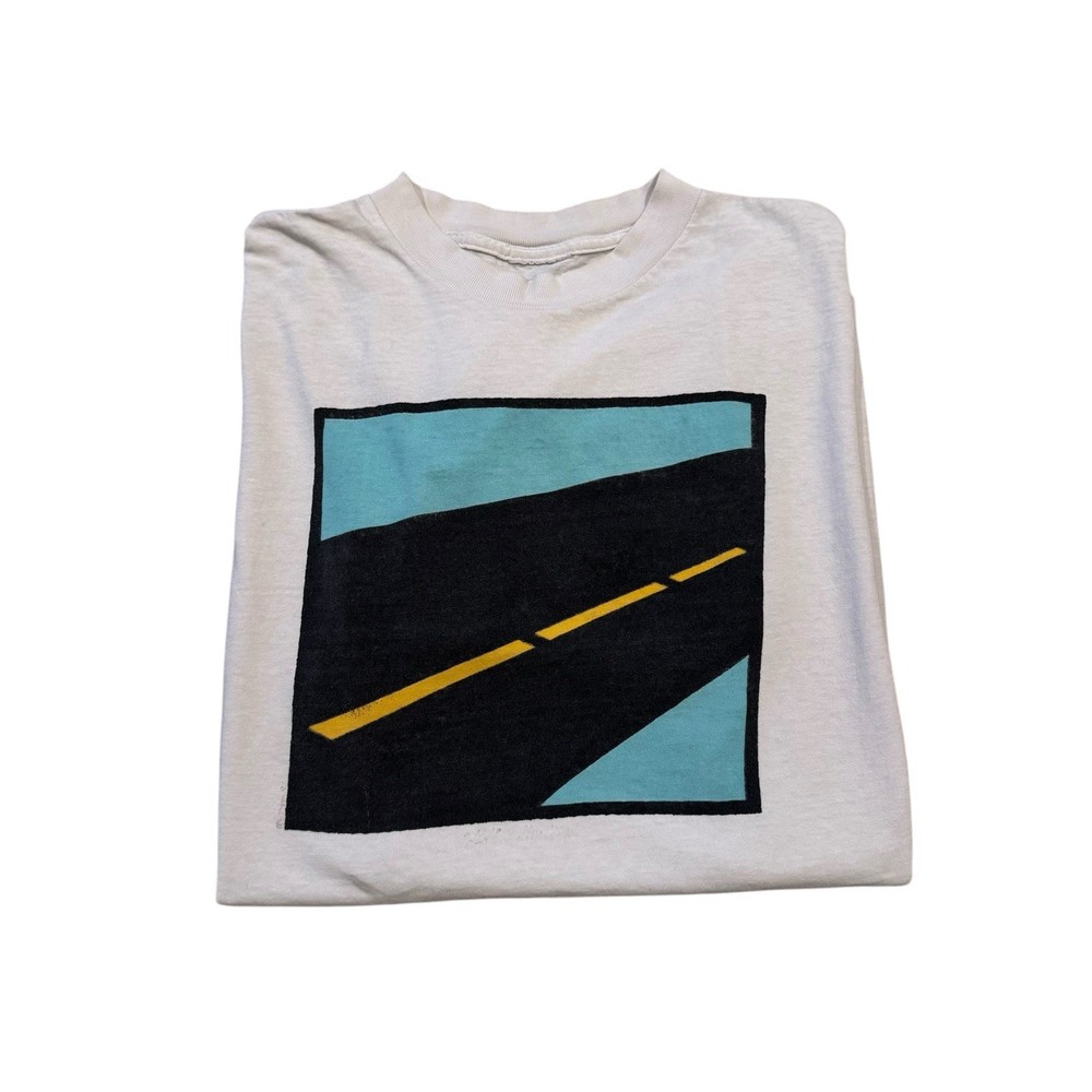 Vintage Pop Art Shirt Road Andy Warhol 90s Single Stitched Roy Lichtenstein