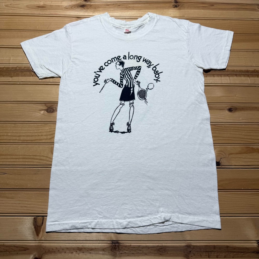 Vintage 70s Hanes You’ve Come A Long Way Baby Virginia Slims T-Shirt – Medium