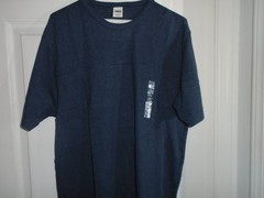 Vintage Old Navy Indigo Blue Yoke T-Shirt Black Size Large NEW
