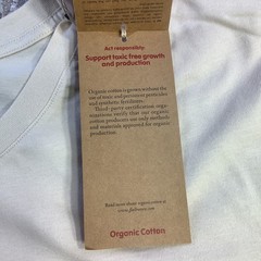 Fjallraven Kanken T-Shirt Boston Chalk White Organic Cotton Unisex XXL NWT
