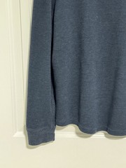 American Eagle Men’s Long Sleeve Thermal Waffle Knit Shirt, Size M Medium Grey