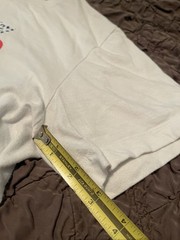 Nike Air Stylish White T-Shirt With World Logo In Size Small