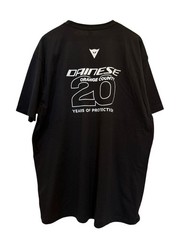 Dainese Orange County Motorcycle Street Bike Oversized Black T-Shirt XXL NWOT