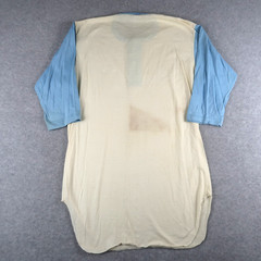 Vintage 80s Adidas T Shirt Single Stitch Henley Baseball Tee USA Sz XL XLarge