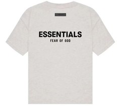 Fear of God Essentials T-Shirt SS22 Light Oatmeal – 100% Authentic Brand New