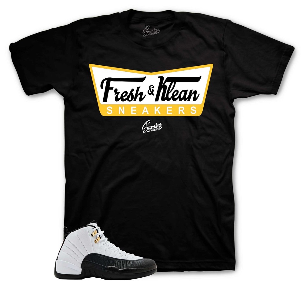 Shirt To Match Retro 12 Taxi Sneakers AJ12 Outfit – Fresh Klean Sneaker Tees