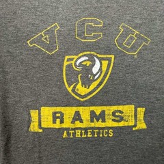 VCU Rams Athletics Colosseum Long Sleeve T Shirt Gray Collegiate NCAA