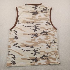 Vtg Mossimo Sleeveless Ringer Shirt Men’s L Desert Camo Grunge Skate Surf y2k