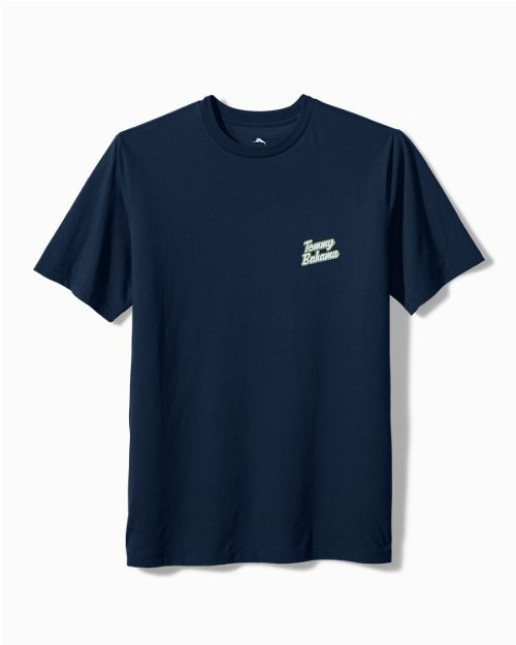 $49.50 Tommy Bahama Men’s, Happy Grillmore T-Shirt, Navy, S