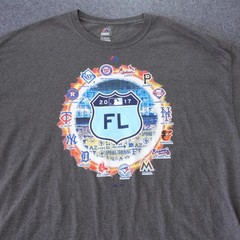 Majestic MLB 2017 Spring Training Florida T-Shirt 3XL Charcoal Heather