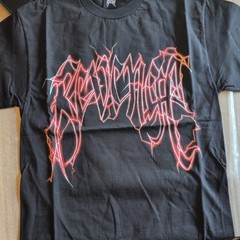 Revenge Storm Blue Lightning Anarchy T-Shirt Black Red Men’s Medium Hype