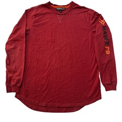 Hawx FR Flame Resistant Long Sleeve Work Shirt Mens M NFPA 2112 Workwear Utility