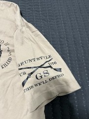 Grunt Style Graphic T Shirt Bravo 2 Men’s L Khaki USA American Skull NWOT (5)