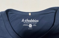 CHUBBIES The Weekend Has Arrived Men XXL Blue Short Sleeve 2 Sided T-Shirt