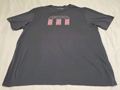 Travis Mathews Patriotic Star Bright USA Charcoal Athleisure Tshirt 2X