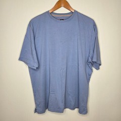 Left Coast Tee Mens XXL Blue 100% Pima Cotton Short Sleeve Crewneck T-Shirt