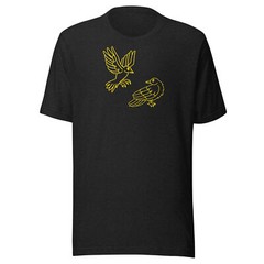 Two Birds Yellow T Shirt