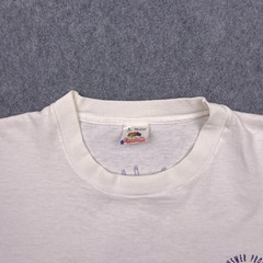 Vintage Hole Shot Fruit of the Loom T-Shirt Mens Large Single Stitch Graphic Tee