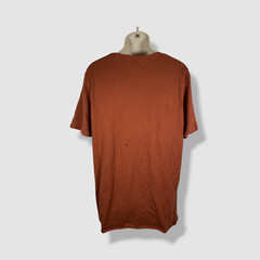 Buffalo By David Bitton Men’s Brown Short-Sleeve Crewneck Tee T-Shirt Size XXL