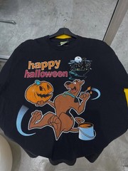 Vintage Sco0by Doo ‘ Happy Halloween’ Cartoon Tee 2001s