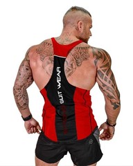Men’s Gym Tank Top Muscle Shirt Sleeveless T Shirt Workout Fitness Training Tee