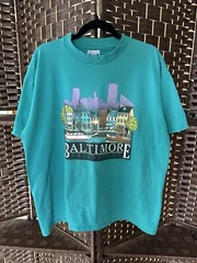 Vintage 90’s Single Stitch Baltimore Fell’s Point Hanes Heavyweight Size XL USA