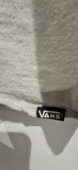 VANS boys Long Sleeve Graphic T-Shirt White Black Yellow Size M