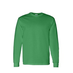 Gildan – 6 Pack Heavy Cotton Long Sleeve T-Shirt – 5400 Color Irish Green Tee