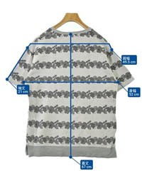 417 T-shirts/Cut & Sewns GrayxCharcoal gray(Flower Pattern) M 2200687008018