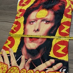 RARE Vintage Ziggy Stardust graphic tee David Bowie Altered Tie Back Pattern