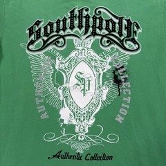 Southpole Graphic T Shirt Men’s L Green Y2K Streetwear Hip Hop Skater Urban