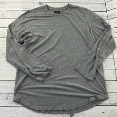 Goodlife Long Sleeve Blank T Shirt Men’s XXL Gray