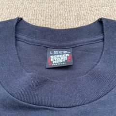 VINTAGE Single Stitch 90s T Shirt Mens Medium Black Screen Stars USA Used