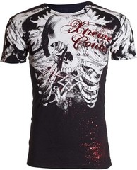 XTREME COUTURE by AFFLICTION Black PERSIMMON Short Sleeve Slim Fit T-shirt NWT