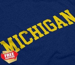 TeeStock Michigan T-Shirt 3X-Large Navy