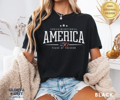 America 250th Anniversary Shirt, Patriotic USA 4th of July Tee
