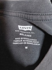 Levi’s 501 Graphic T-Shirt Men’s Medium Black Relaxed Fit Short Sleeve Tee
