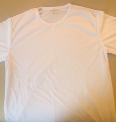 Men/Women white dryfit T-shirts ,slight stretch 10-pack for $40 of sizes M,L, XL