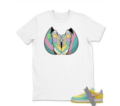 Shirt to match Dunk Easter Air Force 1 Emerald Rise Yellow Pulse Hydrangeas