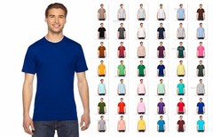 2001W American Apparel Fine Jersey 100% cotton Tee Short Sleeve Unisex T-Shirt