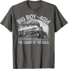 Big Boy 4014 Steam Engine Locomotive Train Vintage Railroad T-Shirt