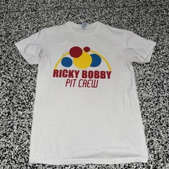 Ricky Bobby Pit Crew Talladega Nights Men’s White Size S