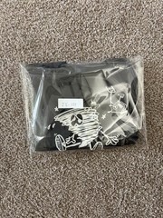 Nike Dri-FIT Long Sleeve Graphic Tee Men’s XL Black Tornado Skeleton Running