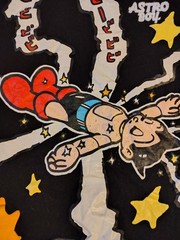Astro Boy Mens Large Lotka Anime Red Boots American Thunder Anime T-Shirt Tee