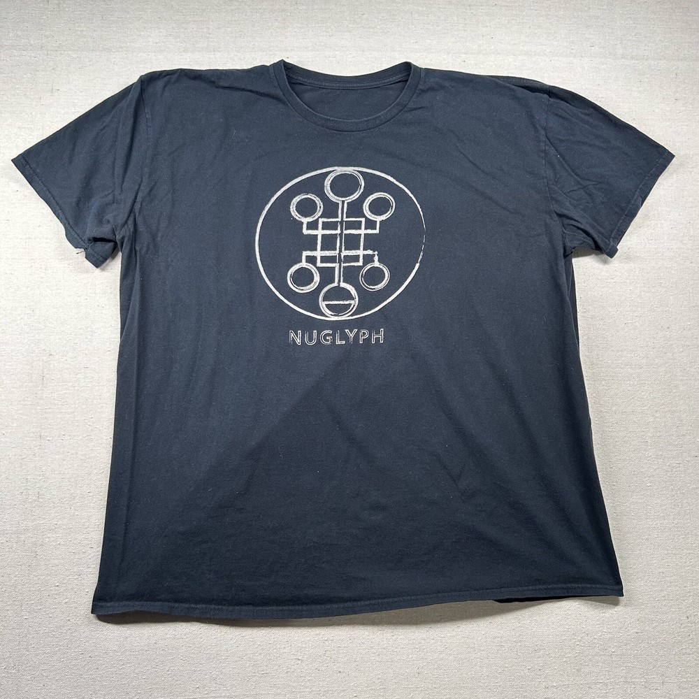 Nuglyph Shirt Mens 2xl Hip Hop Rap Band Explicit Electronic Core Music Graphic