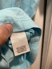 Cremieux aqua blue short sleeve crew neck pullover shirt men’s Size XL