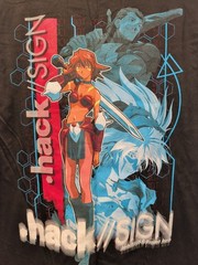 .hack SIGN XL T-shirt 2000-2004 era from Collectible DVD Box set. Never worn