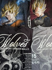 Darc Sport Dragon Ball Z 4 T-Shirts Lot SIZE XL (PRE-OWNED)