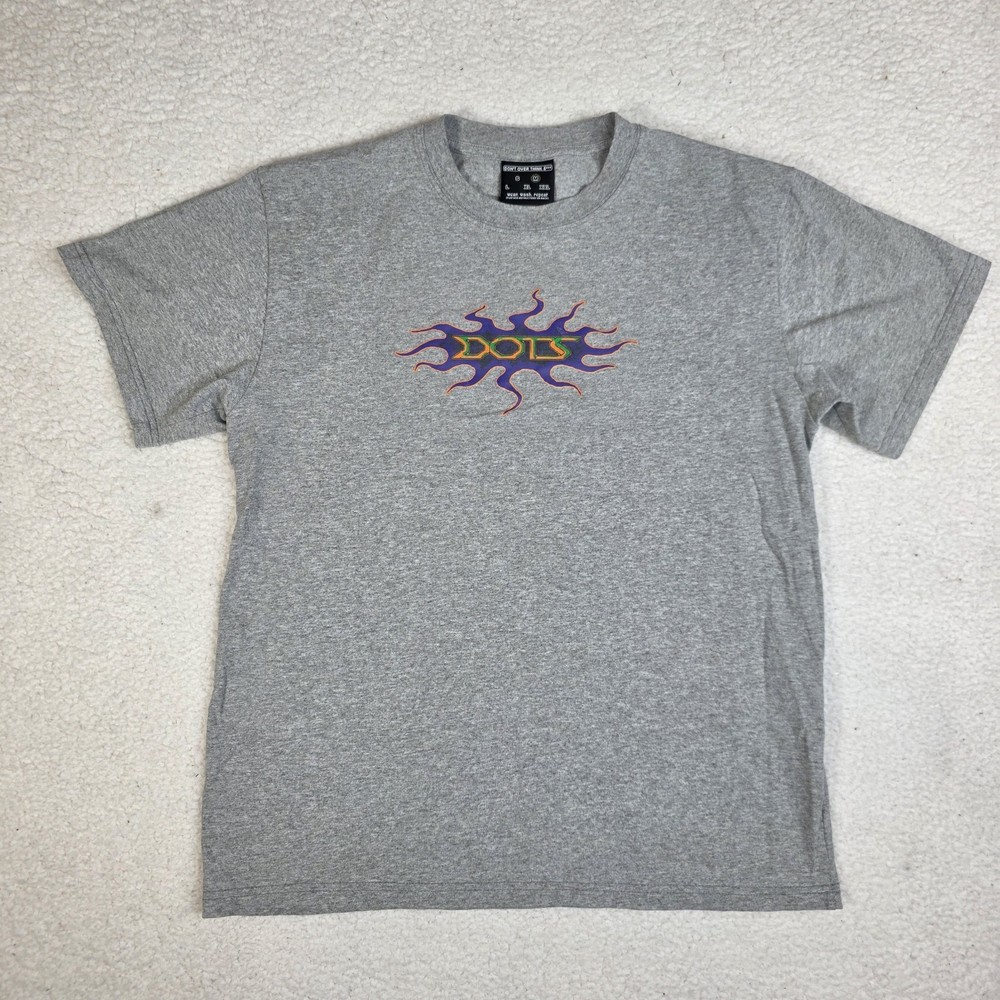 D.O.T.S. T-Shirt Sz M Don’t Over Think S*** Crew Short Sleeve Gray